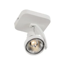 Design Deckenstrahler Weiß GU10 70mm dreh- und schwenkbar - Vo