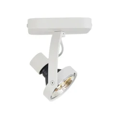 Design Deckenstrahler Weiß GU10 70mm dreh- und schwenkbar - Vo