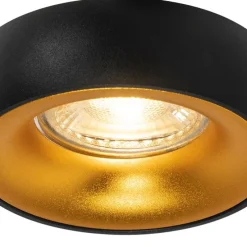 Design eingebautes Sportschwarz mit goldenem Interieur - Mooning