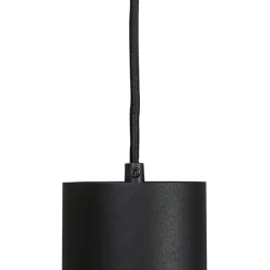 Design hanglamp zwart incl. rail adapter 1-fase - Slimline Tubo