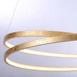 Design Hängelampe Gold 72 cm inkl. LED dimmbar - Rowan