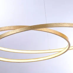 Design Hängelampe Gold 72 cm inkl. LED dimmbar - Rowan