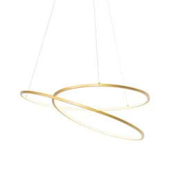 Design Hängelampe Gold 72 cm inkl. LED 3-stufig dimmbar - Rowan