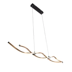 Design Hängelampe Gold inkl. LED dimmbar - Zina