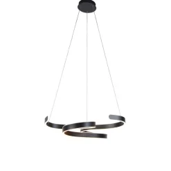 Design Hängelampe grau inkl. LED 3-stufig dimmbar - Frank