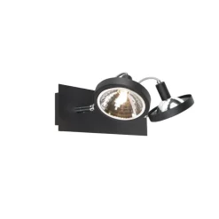 Design Spot schwarz 2-flammig verstellbar - Nox