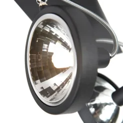 Design Spot schwarz 2-flammig verstellbar - Nox