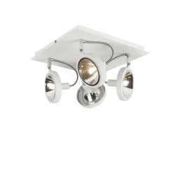 Design Spot weiß 4-flammig einstellbar - Nox