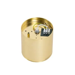 Design-Aufbaustrahler Gold GU10 111mm - Impact Honey