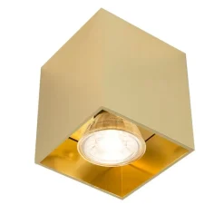 Design-Aufbaustrahler Gold GU10 50mm - Qubo
