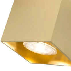 Design-Aufbaustrahler Gold GU10 50mm - Qubo