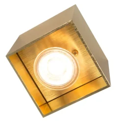 Design-Aufbaustrahler Gold GU10 50mm - Qubo