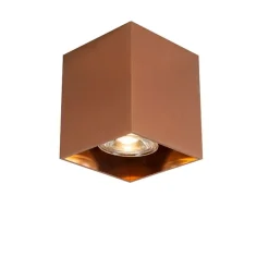 Design-Aufbaustrahler Kupfer GU10 50mm - Qubo