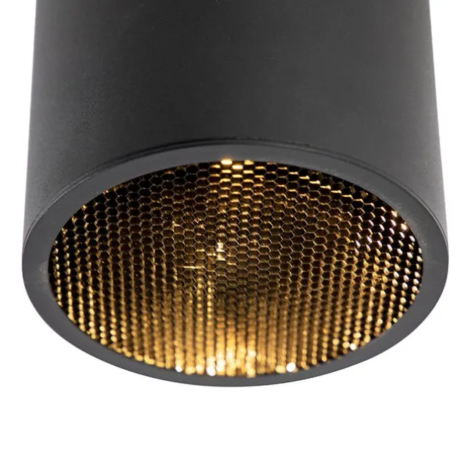 Design-Aufbaustrahler schwarz GU10 111mm - Impact Honey