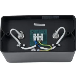 Design-Aufbaustrahler schwarz GU10 70mm 2-flammig dreh- und schwenkbar - Vox