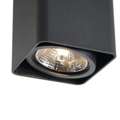 Design-Aufbaustrahler Schwarz GU10 70mm Dreh- und Kippbar - Vox