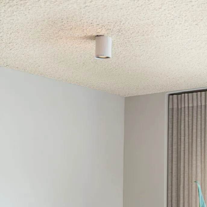 Design-Aufbaustrahler weiß GU10 50mm - Tubo Honey