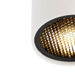 Design-Aufbaustrahler weiß GU10 50mm - Tubo Honey