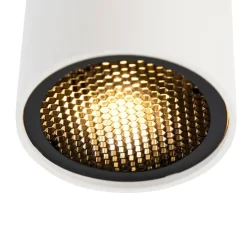 Design-Aufbaustrahler weiß GU10 50mm - Tubo Honey