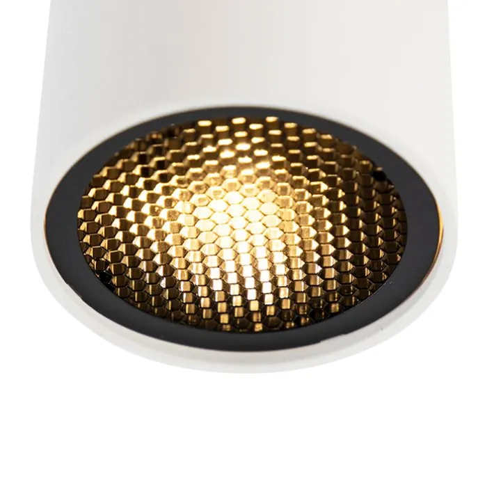 Design-Aufbaustrahler weiß GU10 50mm - Tubo Honey