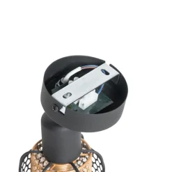 Design-Deckenleuchte Schwarz mit Gold - Noud