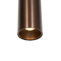 Design-Pendelleuchte Dunkelbronze inkl. Schienenadapter 3-Phasen - 3-Phasen Tubo