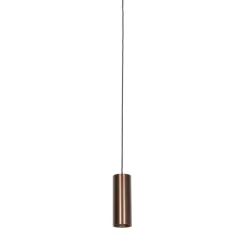 Design-Pendelleuchte Dunkelbronze inkl. Schienenadapter 3-Phasen - 3-Phasen Tubo