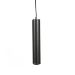 Design-Pendelleuchte Schwarz inkl. Schienenadapter 1-phasig - Slimline Tuba Small