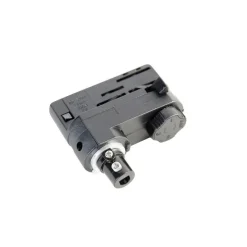 Design-Pendelleuchte schwarz inkl. Schienenadapter 3-Phasen - 3-Phasen Tuba Small