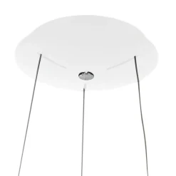 Design-Pendelleuchte weiß inklusive dimmbarer LED - Ringlede