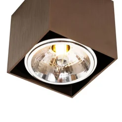 Design-Spot dunkelbronze quadratisch – Box