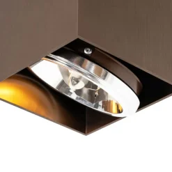 Design-Spot dunkelbronze quadratisch – Box