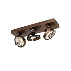 Design-Spot dunkelbronze verstellbar 3-flammig - Go