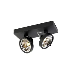 Designspot schwarz verstellbar 2-flammig - Go