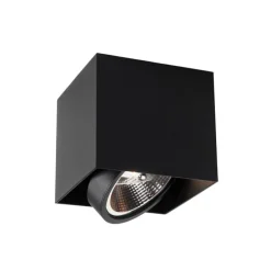 Design-Spot schwarzes Quadrat AR111 - Box