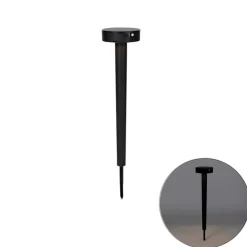 Design-Stiftspot schwarz inkl. LED und Dimmer IP55 Solar - Fiorina
