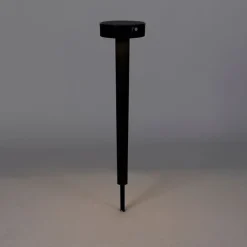 Design-Stiftspot schwarz inkl. LED und Dimmer IP55 Solar - Fiorina