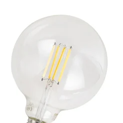 Dimmbare E27 LED-Glühbirne G125 Klar 7W 806lm 2700-6500K