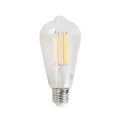 E27 Dimmbare LED-Glühbirne ST64 Klar 7W 806lm 2700-6500K
