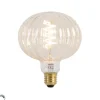 E27 dimmbare LED-Lampe G125 Bernstein 4W 200 lm 2000K