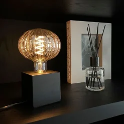 E27 dimmbare LED-Lampe G125 Bernstein 4W 200 lm 2000K