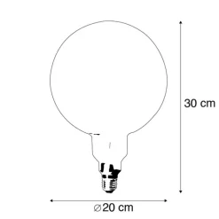 E27 dimmbare LED-Lampe Spiralfaden G200 3W 200 lm 2100K