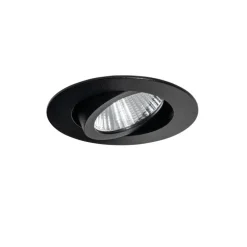 Einbau-Strahler schwarz 6,8 cm inkl. LED 750 lm dimmbar IP65 - Gaius