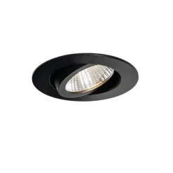 Einbau-Strahler schwarz 6,8 cm inkl. LED 750 lm dimmbar IP23 - Gaius