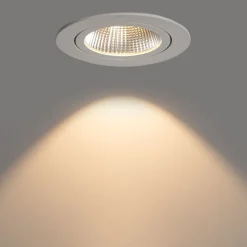 Einbau-Strahler weiß 9,5 cm inkl. LED 1300 lm dimmbar IP65 - Gaius