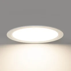 Einbaustrahler weiß 17 cm inkl. LED 3-Stufen-Dimmbar in Kelvin mit Dip-Schalter - Stephanie