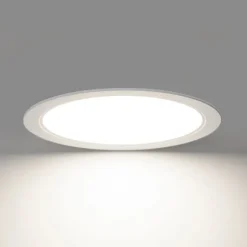 Einbaustrahler weiß 17 cm inkl. LED 3-Stufen-Dimmbar in Kelvin mit Dip-Schalter - Stephanie