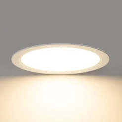 Einbaustrahler weiß 17 cm inkl. LED 3-Stufen-Dimmbar in Kelvin mit Dip-Schalter - Stephanie