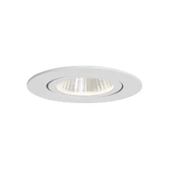 Einbaustrahler weiß 6,8 cm inkl. LED 750lm dimmbar IP23 - Gaius