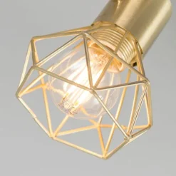 2er Set Art Deco Spot Messing dreh - und neigbar - Mosh 1